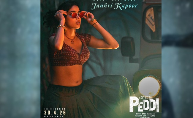 Pic Talk: Peddi Girl Janhvi's Bold, Glamorous Look