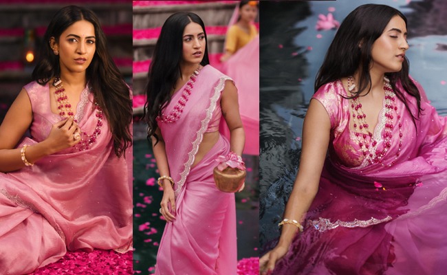 Pics: Konidela Beauty Soaked In Pink