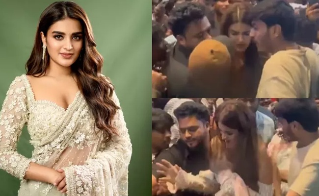 Niddhi Agerwal Fans Slam Event Organizers