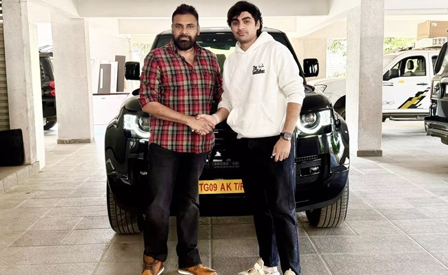 Pawan Kalyan Gifts Land Rover to Director Sujeeth