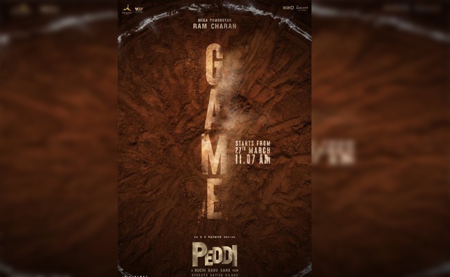 Peddi Surprise For Charan's Birthday