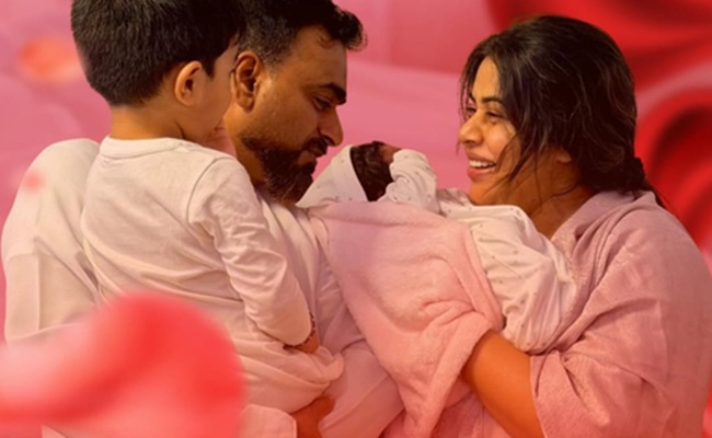 Actress Poorna blessed with a baby girl