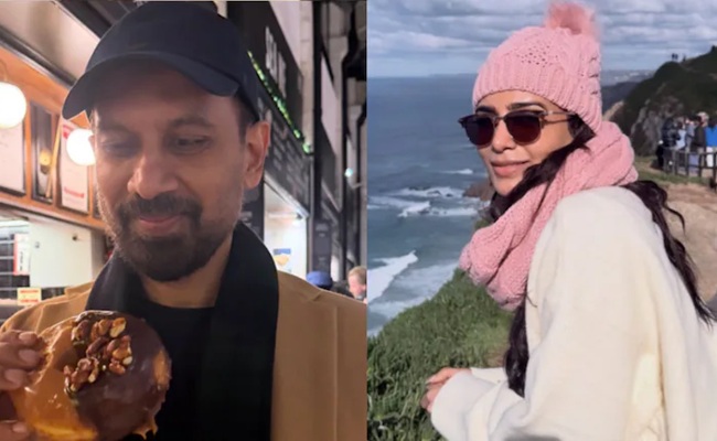 Samantha–Raj Nidimoru Ring in New Year in Lisbon