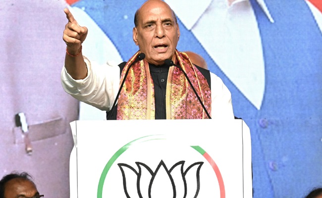 Rajnath Drops Malayalam Movie Bombs In Kerala