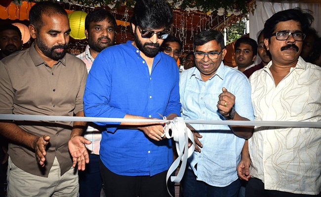 Sree Vishnu Inaugurated Shuddh Vilas Restaurant
