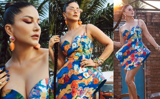 HOT: Erotic Queen Shines In Floral Skirt