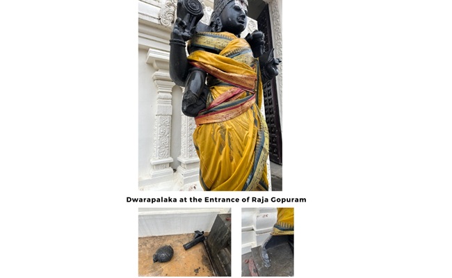 Vandalism at Temple Premises Jan 18th 2026 in USA