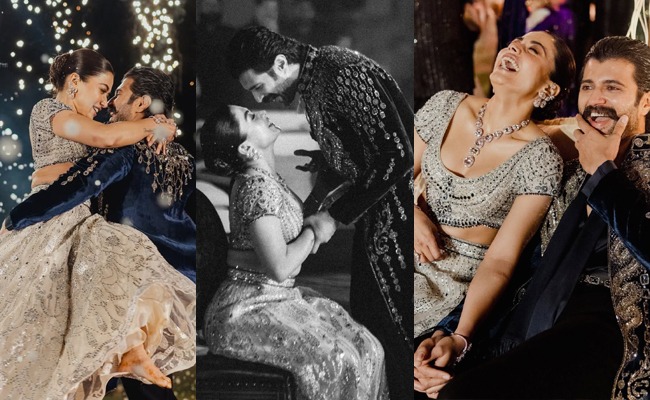 Sangeet Spectacle: Rashmika-Vijay Turn Up the Glam