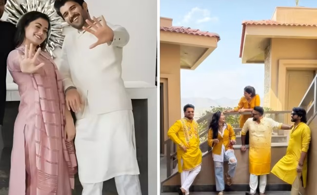 ViRosh wedding: Couple hosts intimate Haldi ceremony