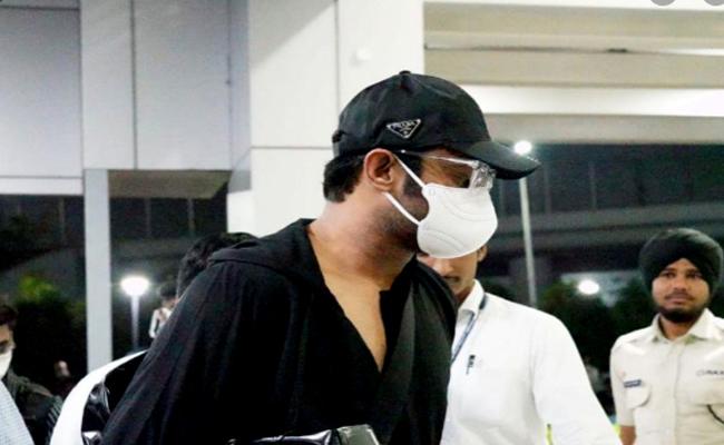 Prabhas Appeared With Mask Due to Coronavirus Effect