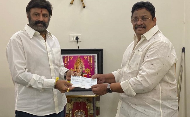 Balakrishna Donates To 3 Corona Accounts