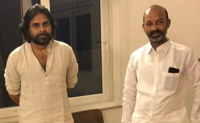 Telangana BJP chief meets Pawan: What's up?