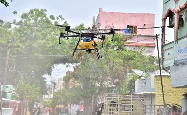 Cops using drones to track lockdown violators!