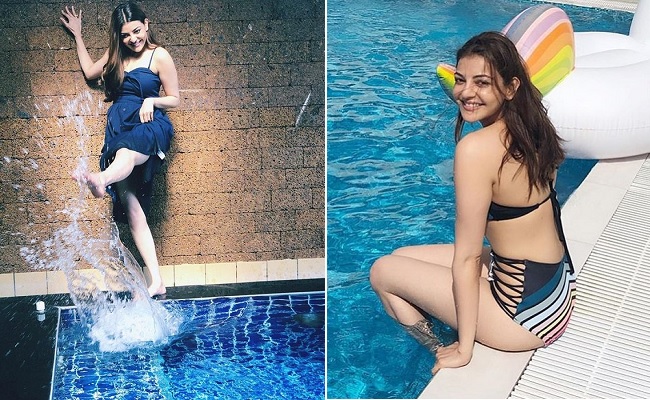 Kajal's pool pictures go viral