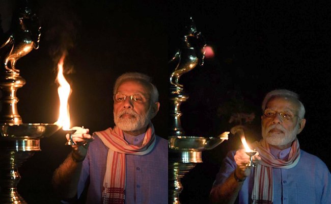 'Mini Diwali' as India Cheers Modi's 'Lights Out' Call