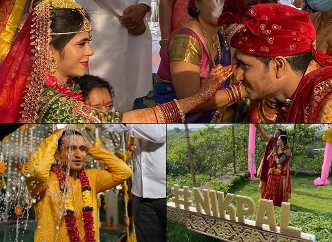 Watch: Nikhil gets hitched to Pallavi Varma