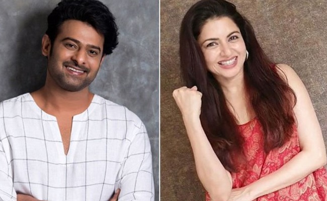 Senior Actress Publicizing Prabhas's Film