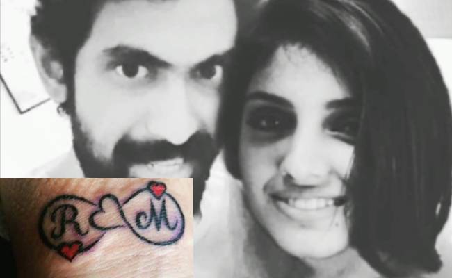 Miheeka Gets Rana's Name Inked on Wrist