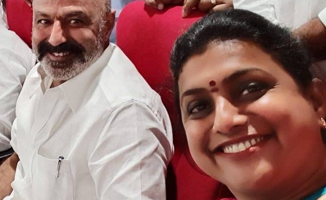 Roja To Help Balayya To Develop Hindupur!