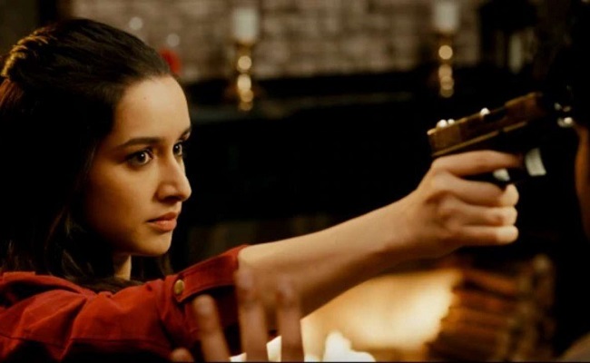 When Saaho Actress got too comfortable with a gun!