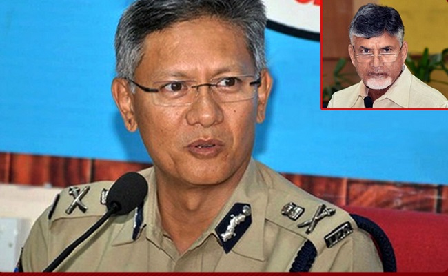 DGP Asks Chandrababu Naidu To Show Evidence