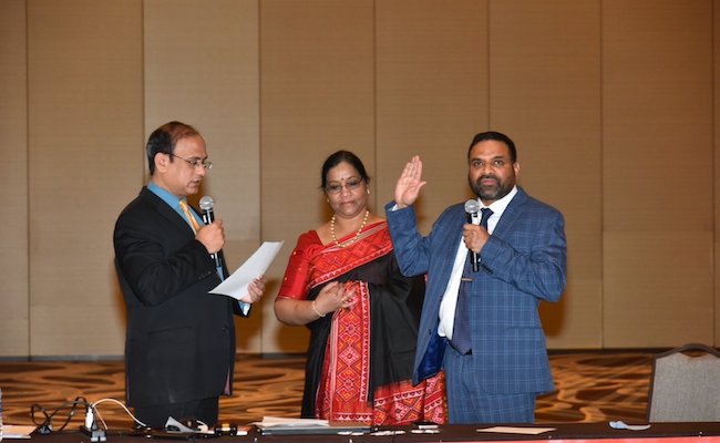 Bhuvanesh Boojala sworn in as the next President of ATA