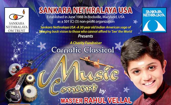 Sankara Nethralaya USA - Live Classical Music Concert