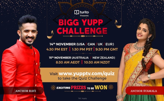 YuppTV's 'Bigg Yupp Challenge' with Gifts for Diwali