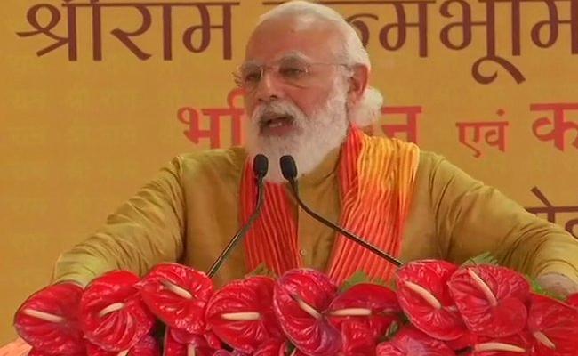 Long wait ends: PM chants 'Jai Siya Ram' in Ayodhya