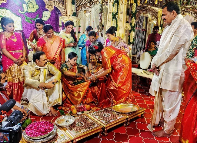 Niharika Konidela Looks Radiant In Her Bridal Saree