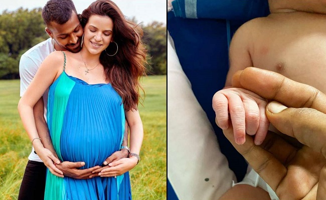 Hardik and Natasa blessed with a baby boy