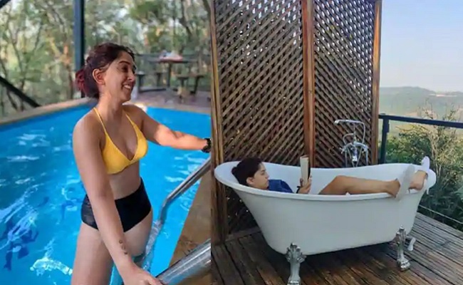 Pic Talk: Big Hero's Daughter In Swimming Pool