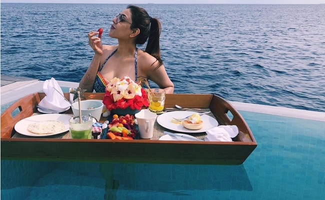 Kajal Looks Stunning In New Honeymoon Pic