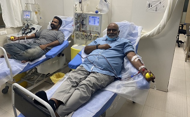 Music Director Keeravaani Donates Plasma 2nd Time