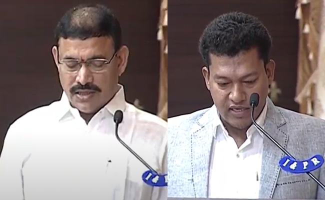 Venu, Seediri Take Oath As Ministers