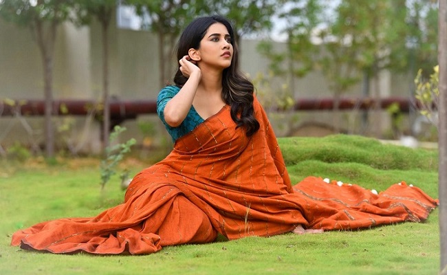 Pics: iSmart Saree Look Of Sensuous Actress