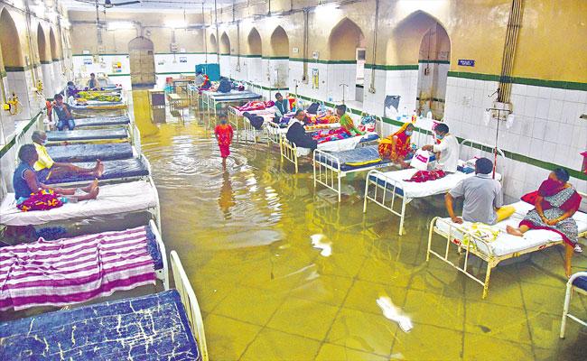 Patients shifted after rains flood Osmania Hospital