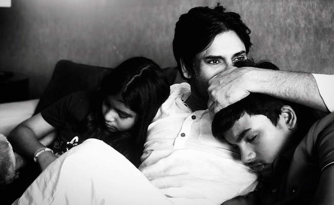 Pic Talk: Pawan Kalyan With His Kids!