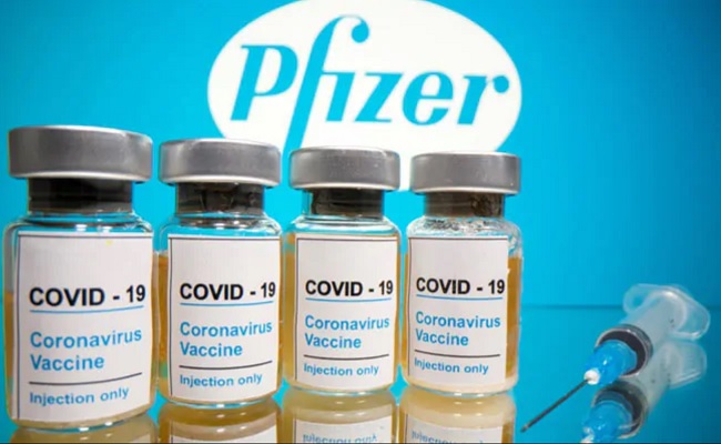 Pfizer 2-dose vaccine 95% effective, no serious side effects