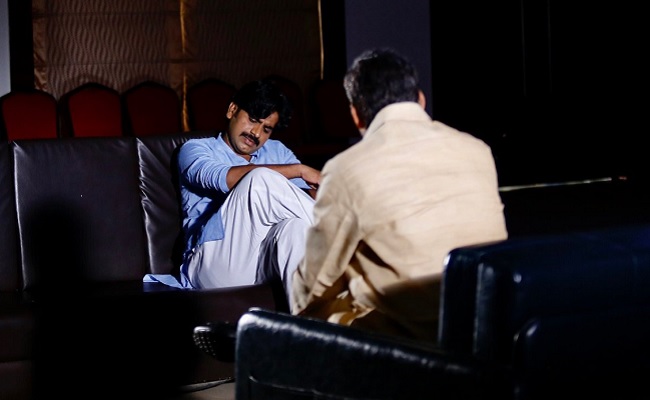 Pic: Tense Moments Between Pawan and Babu