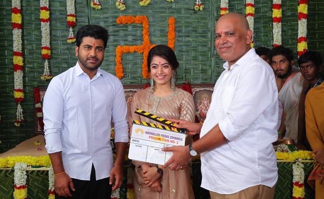 Sharwanand's AMJ Muhurtham In Temple Town