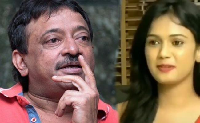 RGV Makes Lady Anchor Clean Bowled