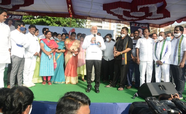 YSRCP: Rally for safe driving and against eve-teasing