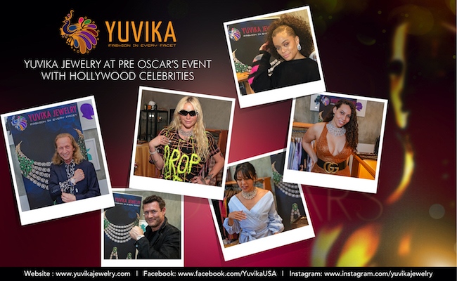 Yuvika Jewelry at Pre-Oscars event with celebrities