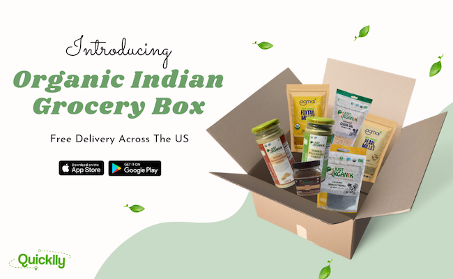 Quicklly Launches Organic Indian Grocery Box