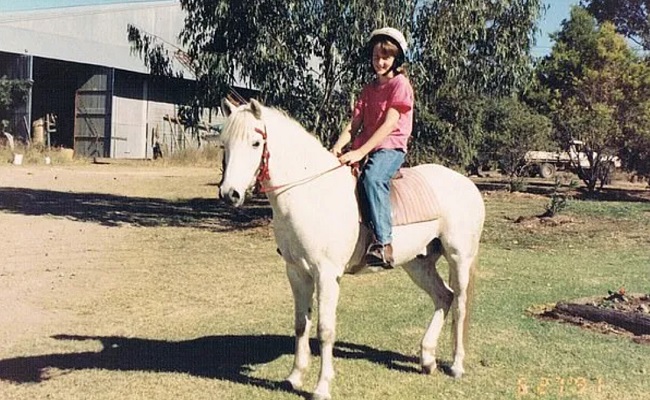 Kangana went horseback riding on Sunday morning