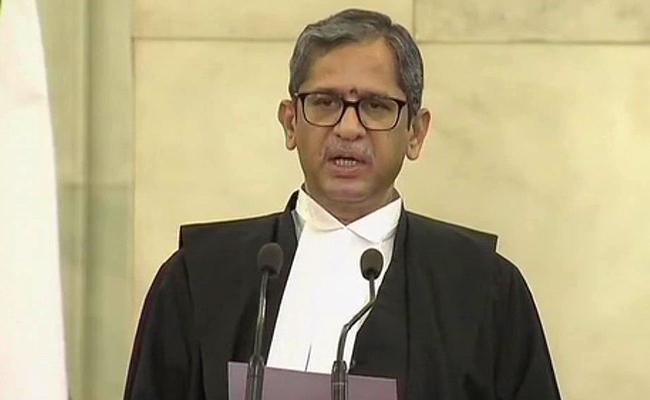 Justice NV Ramana sworn-in as new Chief Justice of India