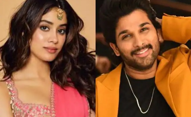 Janhvi to make her Telugu debut opposite Allu Arjun?