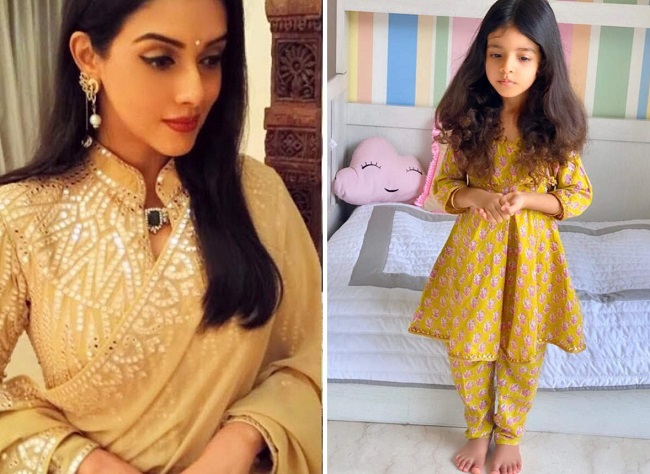 Asin shares a pic of her daughter Arin's kathak practice