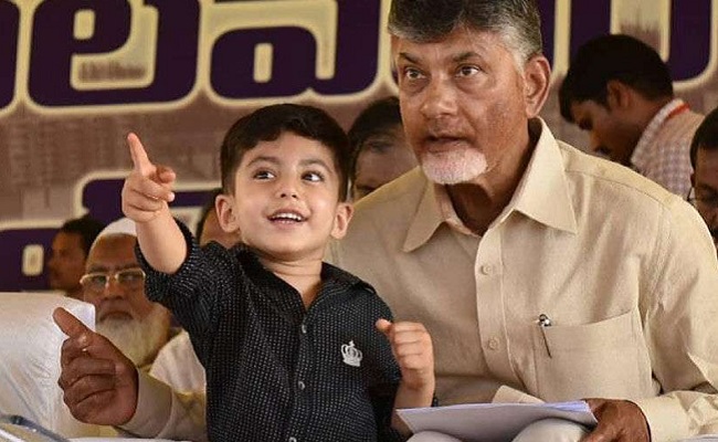 Chandrababu's grandson donates Rs 30 lakh to Tirupati